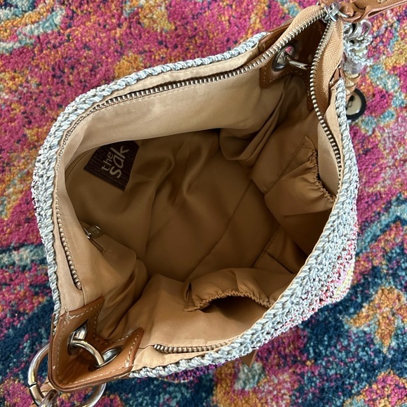 The Sak | Women’s multicolor striped over the shoulder purse, top zipper, OS - Picture 10 of 13